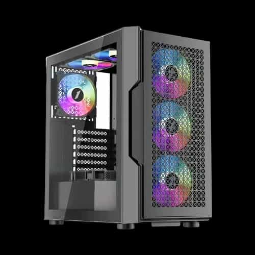 1stplayer t7 black argb gaming casing