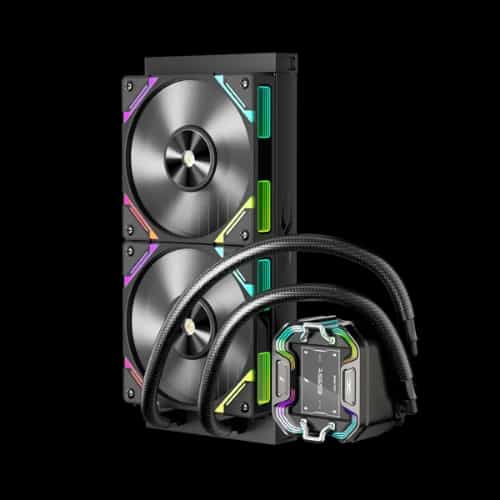 1stplayer x 240 argb liquid cpu cooler black 1