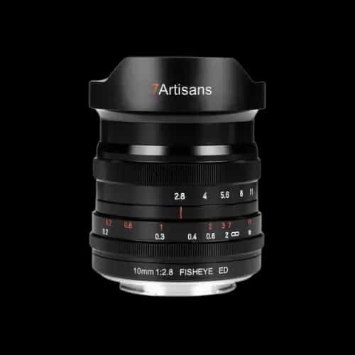 7artisans 10mm f 28 fisheye lens front