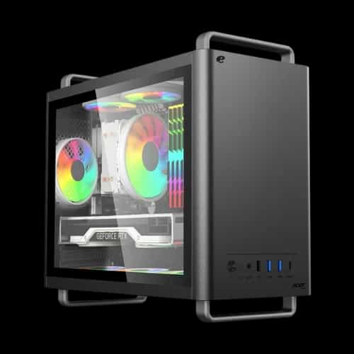 acer u320bg micro atx business casing black 2