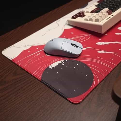 adrift space mouse pad with keboard and mouse 1