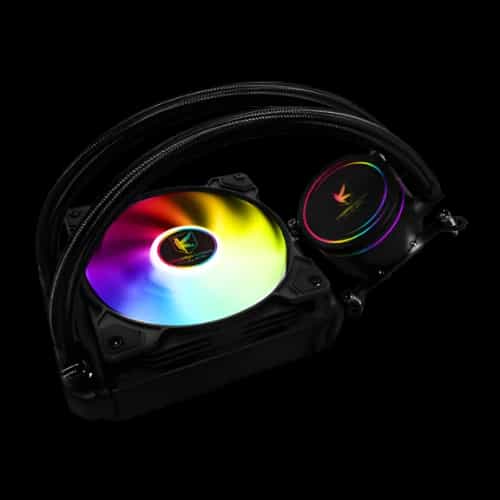 aitc kingsman ka f120 aio liquid cpu cooler top