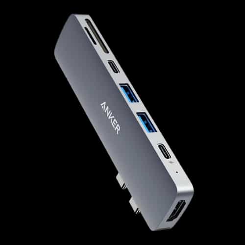 anker usb c hub 7 in 2 gray main
