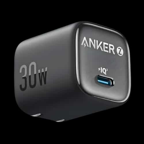 anker zolo 1c 30w adapter black main