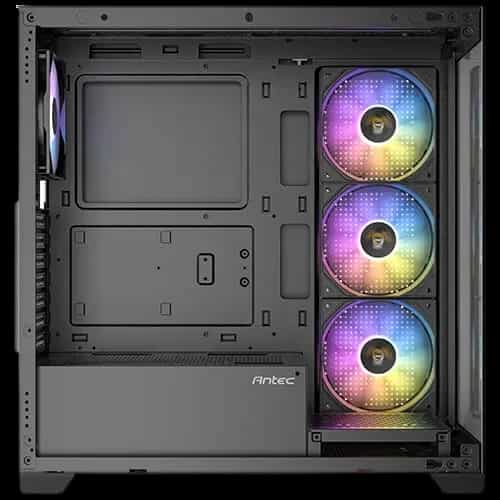 antec cx300 argb black mid tower gaming casing 1