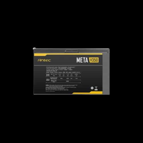 antec meta v350 350w power supply side