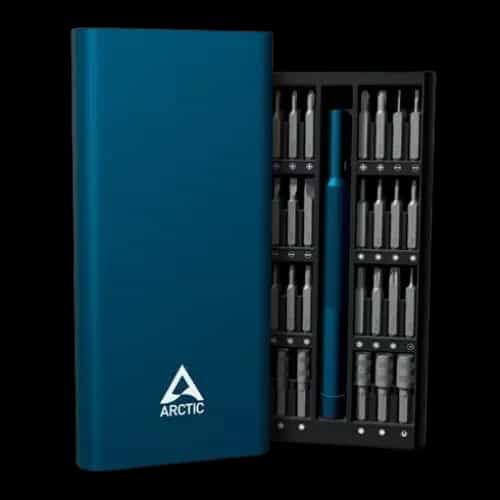 arctic precision screwdriver toolkit dark blue