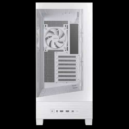 asus a31 plus atx mid tower gaming casing white 3