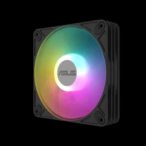 asus ar120 fan argb pwm fan black 3