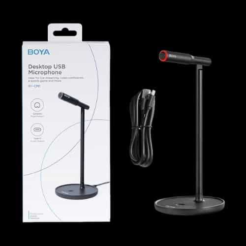 boya by cm1 desktop usb microphonewith box