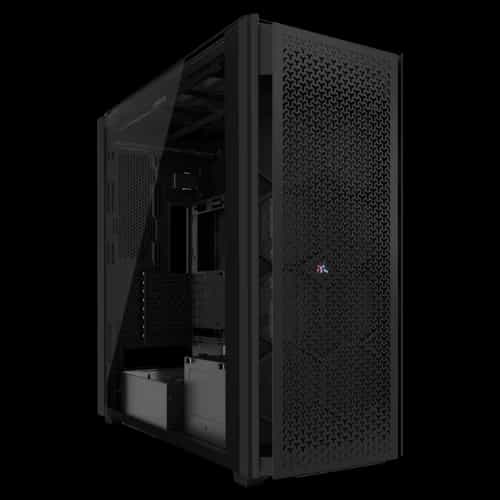 corsair icue 9000d rgb airflow tower tg case black