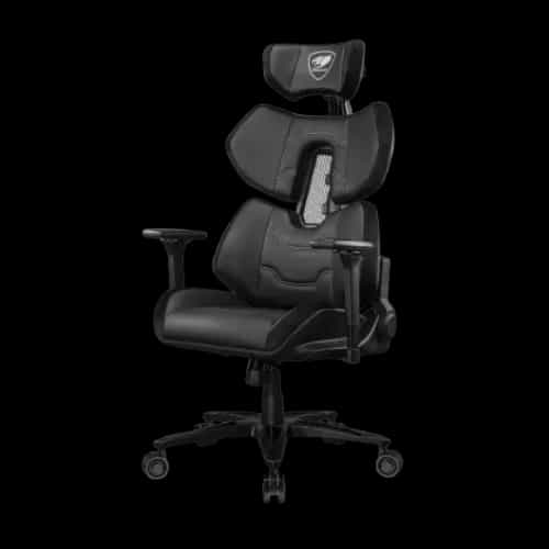 cougar terminator elite silver gaming chair 3