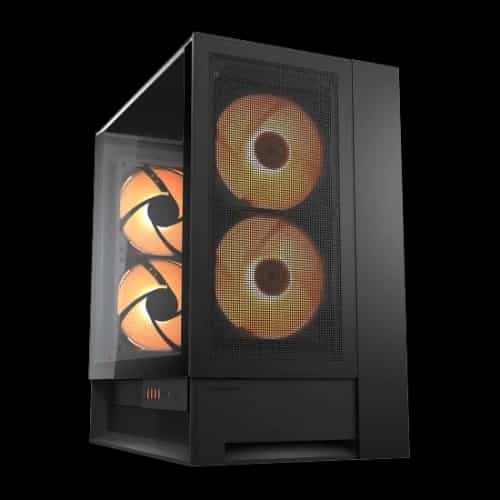 couger omnyx atx mid tower gaming casing black