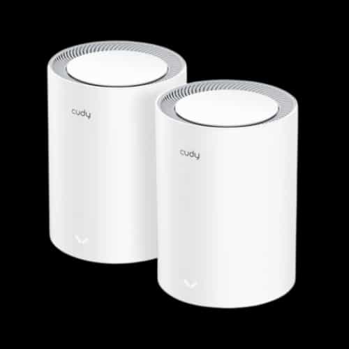 cudy m1800 ax1800 2 pack dual band mesh router