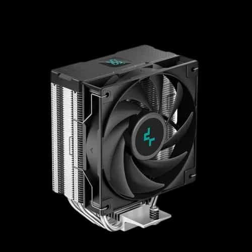 deepcool cooler air black ag400 digital