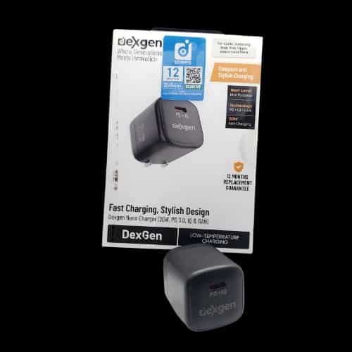 dexgen nano 20w pd 31 iq gan adapter black main