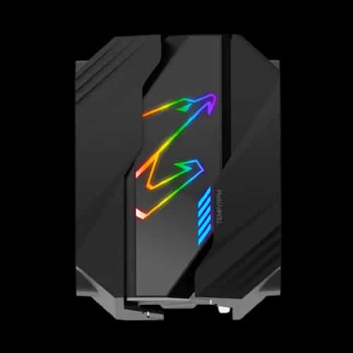 gigabyte aorus atc800 rgb 120mm cpu cooler top