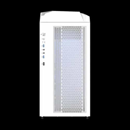gigabyte c301 glass e atx gaming case white 4
