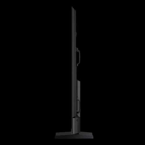 haier h100s90fux 100 qd mini led 4k google tv side