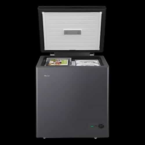 haier hcf 230sg 200l chest freezer open