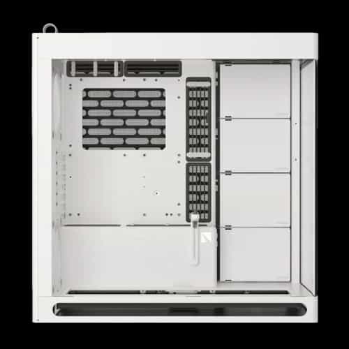 havn hs 420 vgpu mid tower atx pc case white open