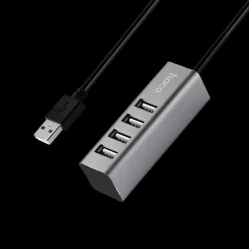 hoco hb1 4 port usb 20 aluminum alloy hub main