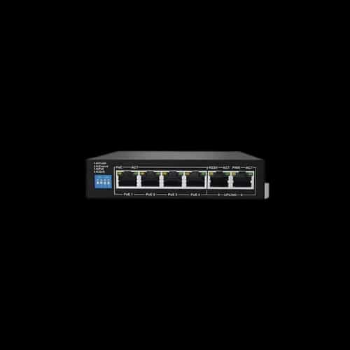 hored ai106 6 port 100mbps ai poe switch