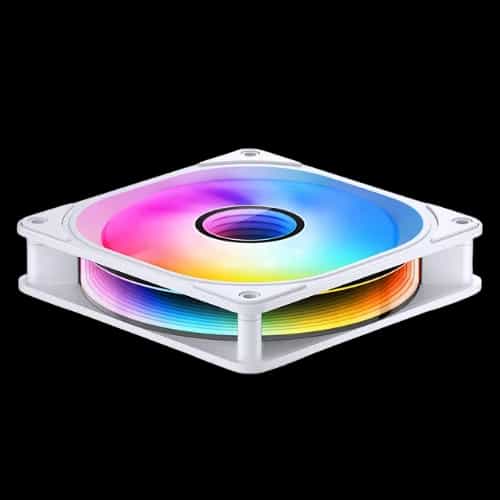 jonsbo fr 606w pwm argb 120mm casing fan white top