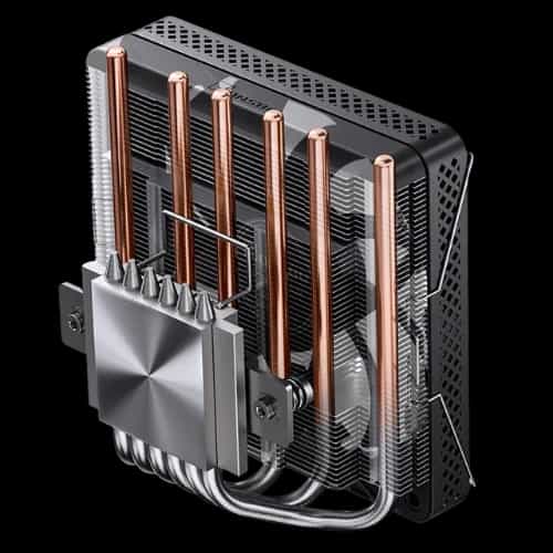 jonsbo hp 600 66mm cpu air cooler black back