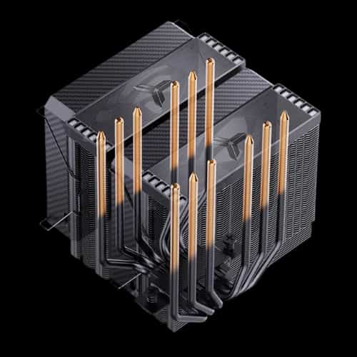 jonsbo hx6280 160mm cpu air cooler black back