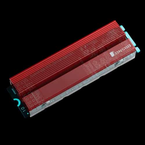 jonsbo m2 6 nvme ssd cooler red top