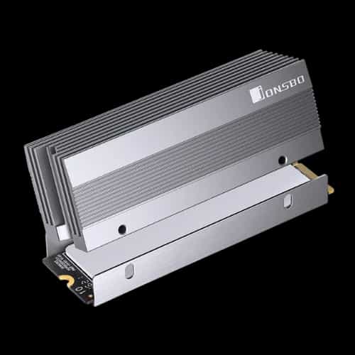 jonsbo m201 nvme ssd cooler silver front