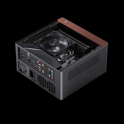 jonsbo n10 mini itx pc case black with cpu