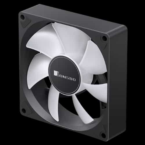 jonsbo sl 925b pwm argb 92mm casing fan black side