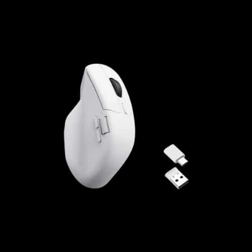 keychron m6 tri mode wireless mouse white