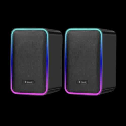 kisonli x21 rgb usb bluetooth gaming speaker