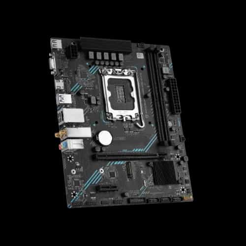 maxsun ms h610m 666 wi fi 6 motherboard tilted