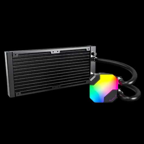 montech hyperflow argb 240mm liquid cooler back