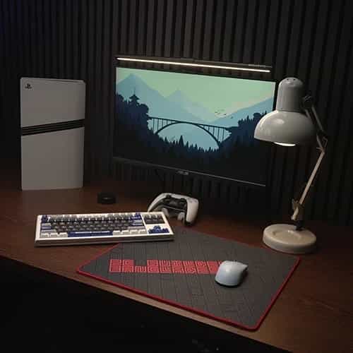 mozaic matrix v2 red stitch best gaming setup 1