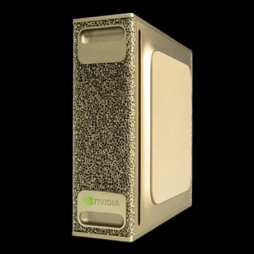 nvidia dgx spark gpu powered ai workstation side