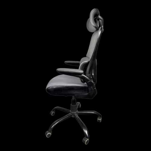 pcb flex pro chair full black angled view