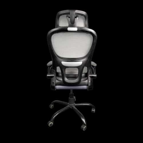 pcb flex pro chair full black back view