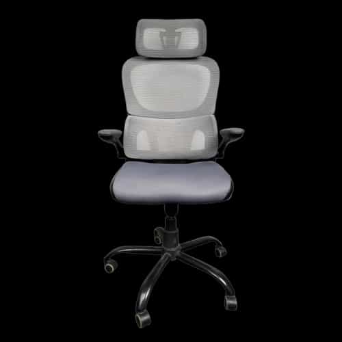 pcb flex pro chair full black front view 1