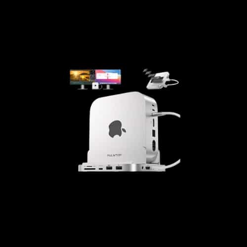 pulwtop mac mini m4 dock and stand