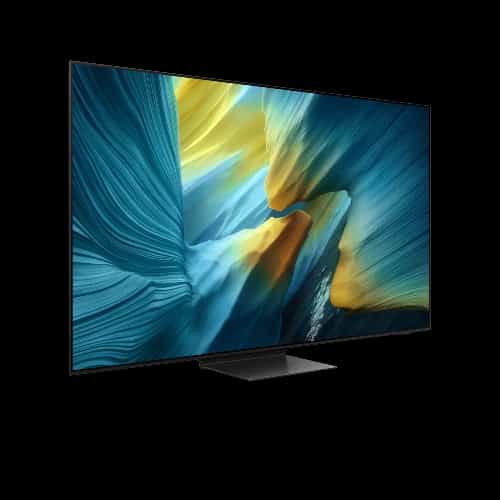 samsung 77s95f 77 4k oled smart tv left