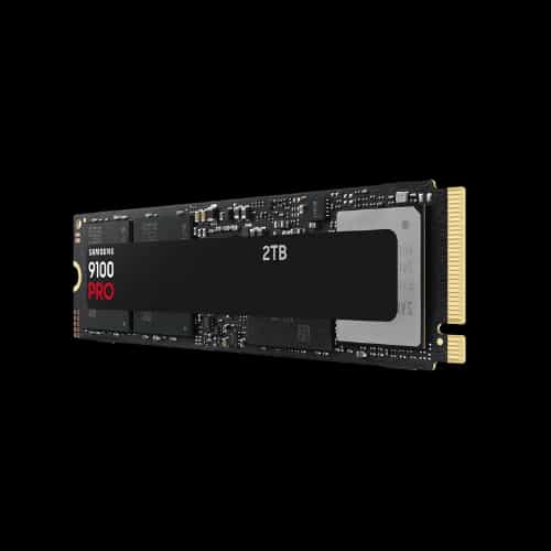 samsung 9100 pro 2tb pcie 50 m2 nvme ssd angled