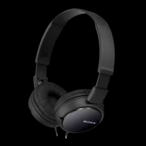 sony mdr zx110ap wired on ear headphone black main