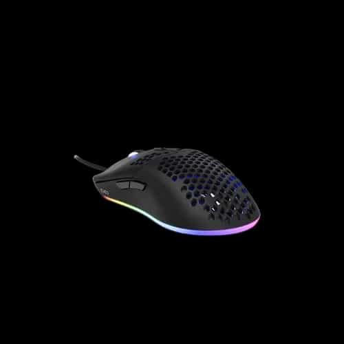 tecware exo plus rgb gaming mouse back