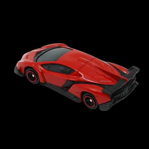 tomica no ao 01 lamborghini veneno car back