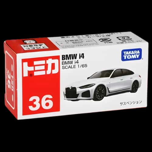 tomica regular diecast no 36 bmw i4 car box